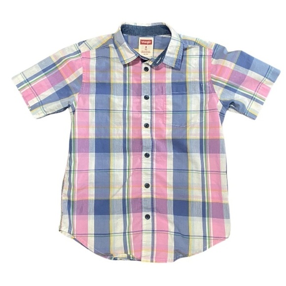 Wrangler Pastel Short Sleeve Button Down - Picture 1 of 3